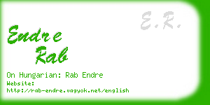 endre rab business card